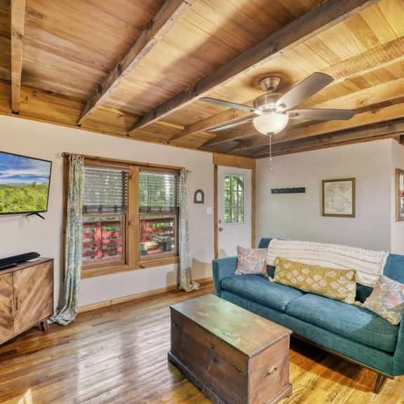 Creekside Couples Cabin | Fireplace, Fire Pit - Image 1