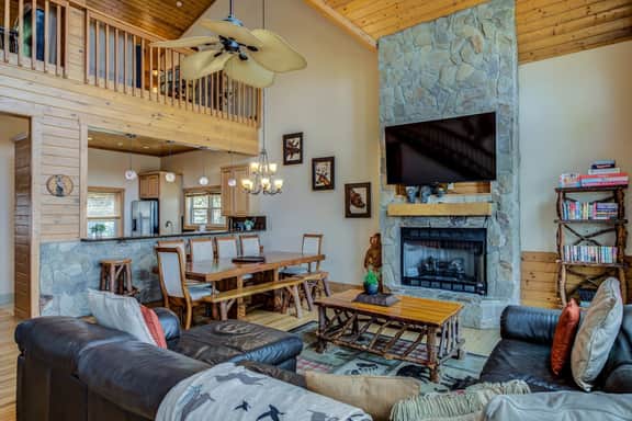 Spacious Mountain Retreat | Hot Tub & Game Room