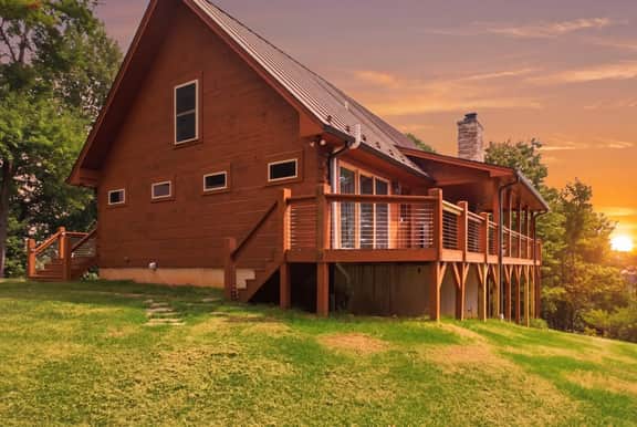 Luxury Log Cabin | Long-Range Views, Game Room - Image 2
